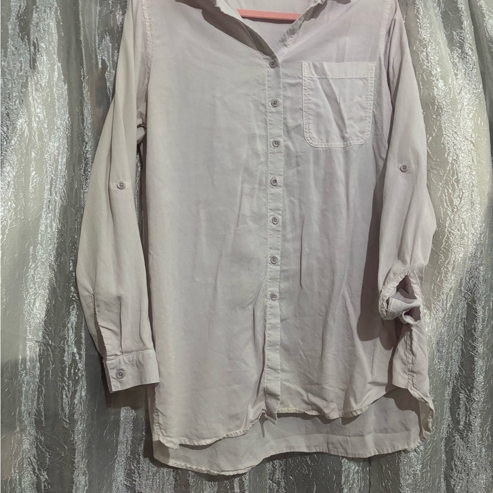 Light Pink Button-Up Shirt